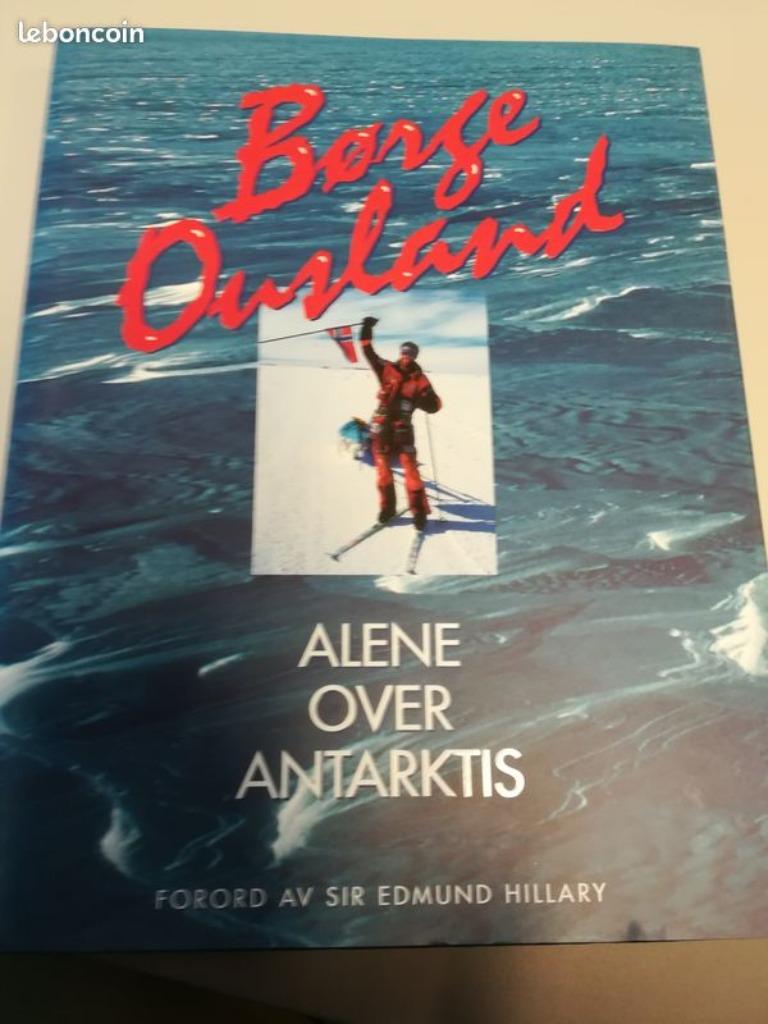 Borge Ousland - Alleen op Antarctica album, Ophalen, Zo goed als nieuw, Natuur algemeen, Borge Ousland