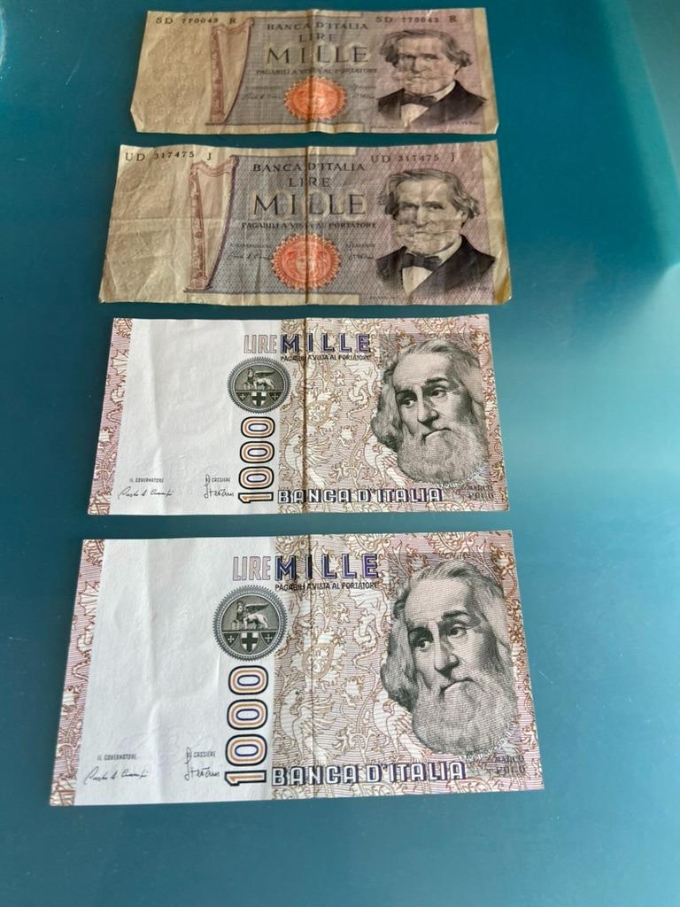 oud papieren lire, Ophalen of Verzenden, Italië