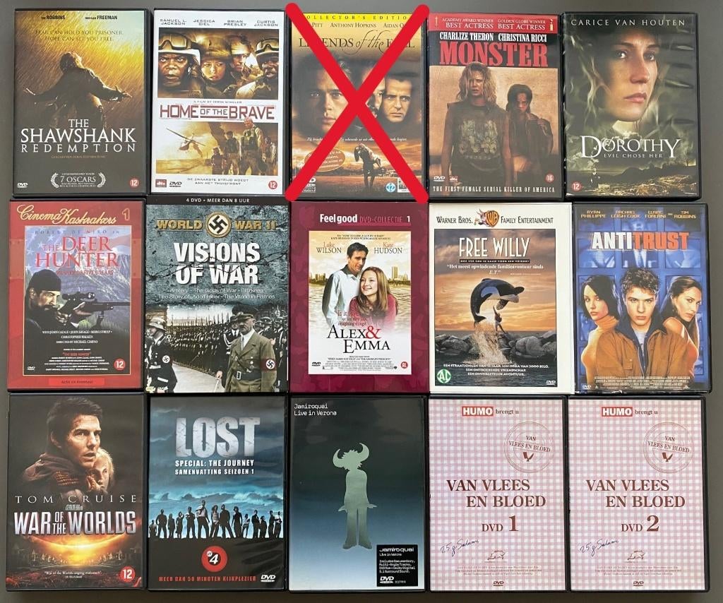 14 DVD's allerlei (NIEUW), Ophalen of Verzenden, Zo goed als nieuw
