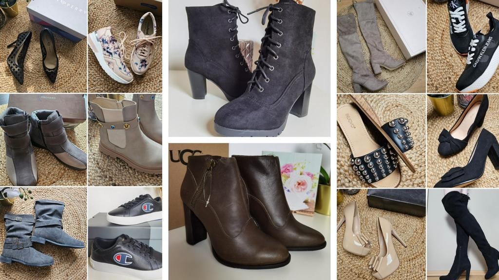 Groot lot nieuwe schoenen - maat 37, Ophalen, Overige kleuren, Lage of Enkellaarzen, Nieuw