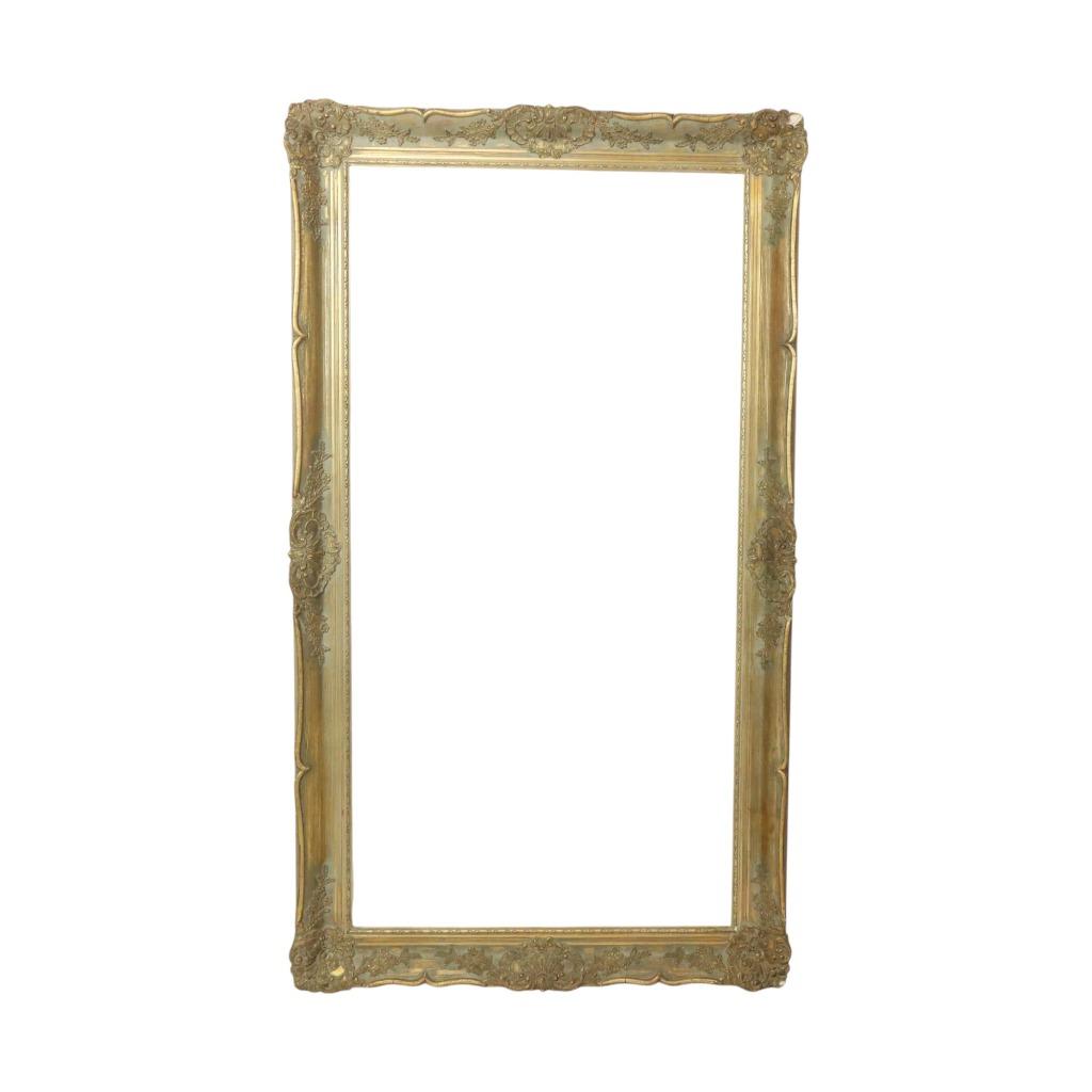 Grote Klassieke Barok Stijl Lijst Schade Grenenhout 141cm, 75 cm ou plus, Enlèvement, Utilisé, Nvt