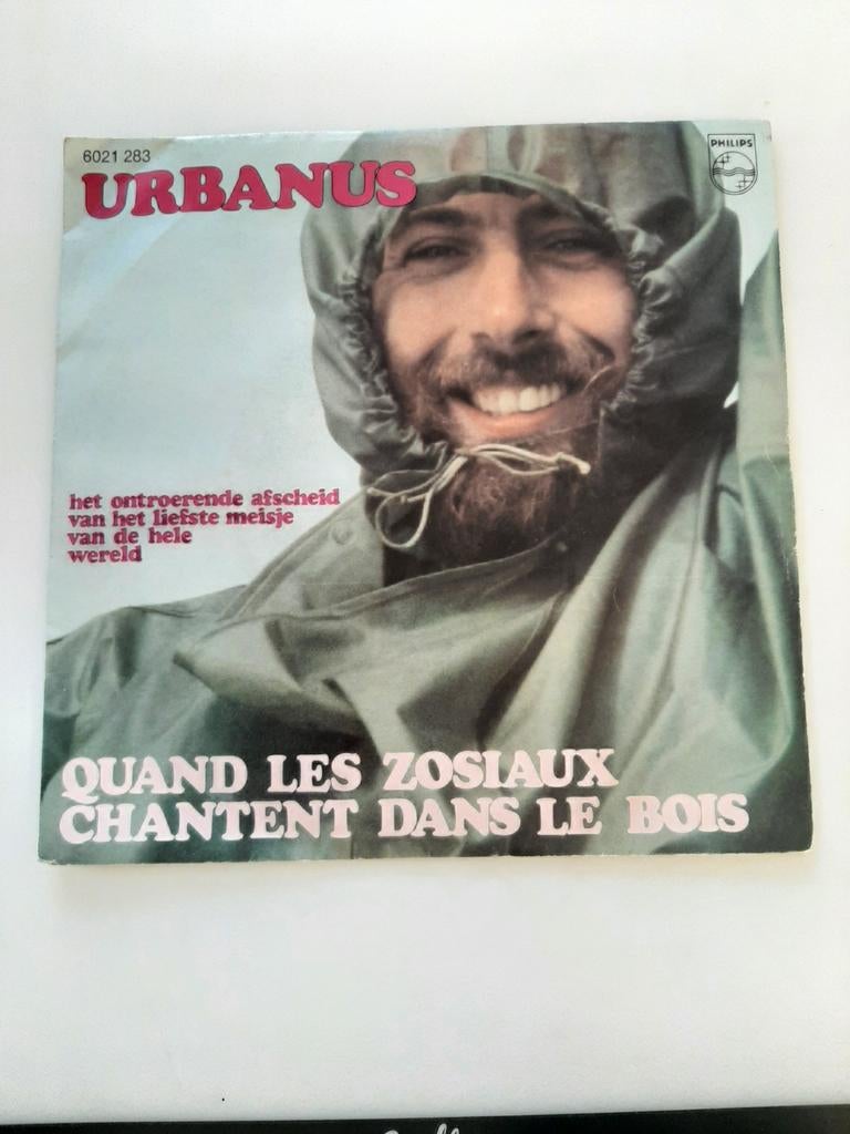 Vinyl 45trs- urbanus - quand les zosiaux chantent dans les b, Enlèvement ou Envoi, Utilisé