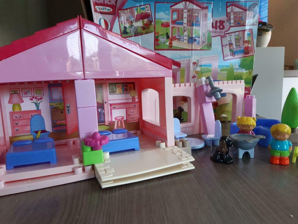 NIEUW Ecoiffier Abrick herenhuis 48 stuks  € 20 nu 15, Kinderen en Baby's, Ophalen of Verzenden, Zo goed als nieuw