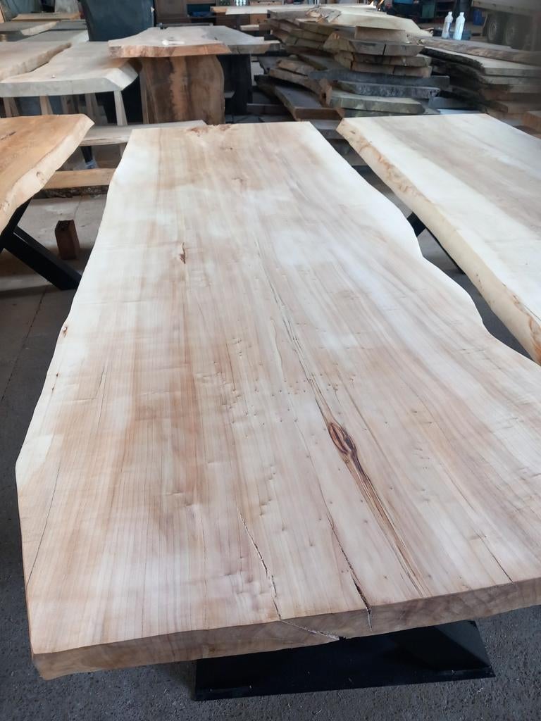 Boomstamtafels tafelbladen planken Decoratie planken Wandpla, Enlèvement, Comme neuf