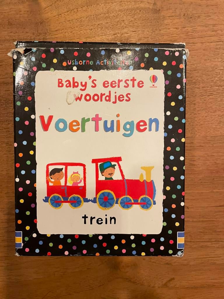 Woordkaartjes voertuigen Usborne, Ophalen of Verzenden, Gebruikt, Taal en Lezen