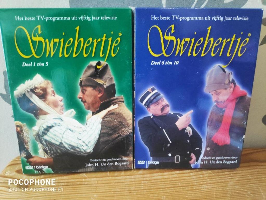SWIEBERTJE - DE COMPLETE SERIE 1 T/M 10 - NIEUWSTAAT, Coffret, Comme neuf, Envoi, Comédie