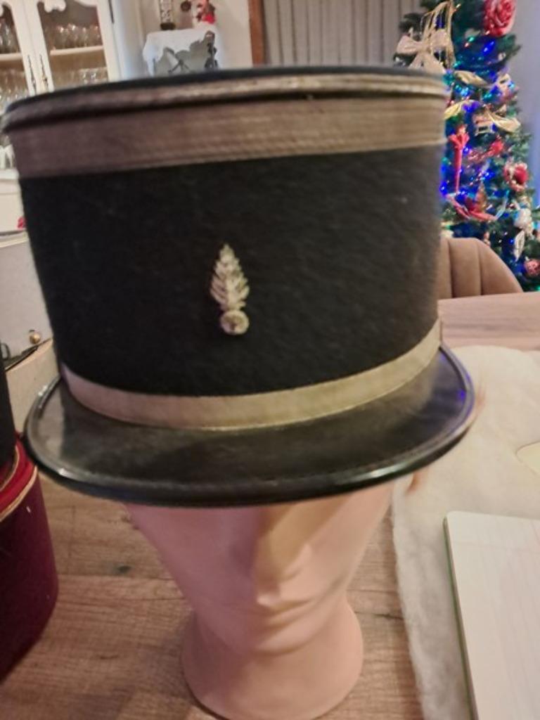 Voormalige kepi van de Franse brandweer, Ophalen of Verzenden, Overige soorten, Helm of Baret