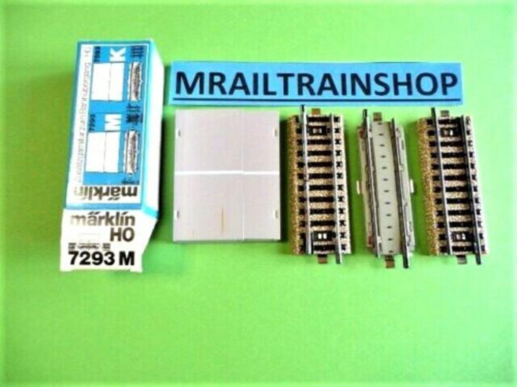 7293 MÄRKLIN - SET AANVULGARNITUUR OVERWEG OVP (D2100634), Marklin, Rails, Ophalen of Verzenden, Zo goed als nieuw
