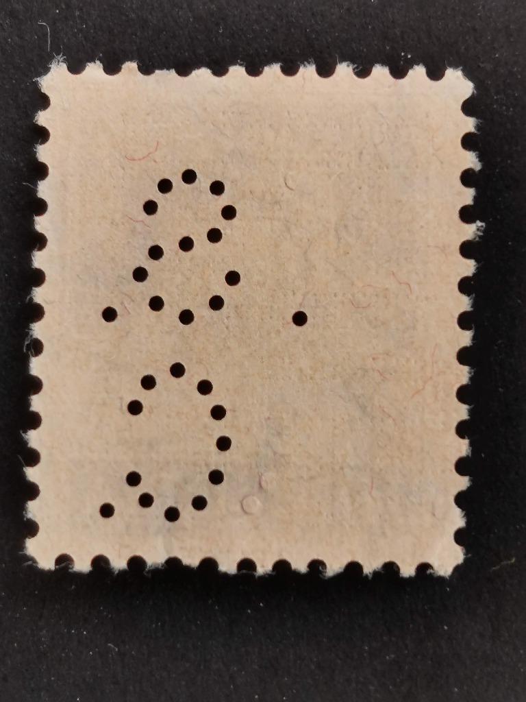 Zwitserland 1924 - perfin, Postzegels en Munten, Ophalen of Verzenden, Gestempeld