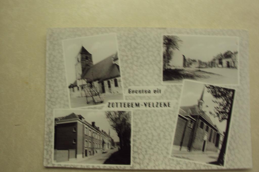 45893 - ZOTTEGEM - VELZEKE - 4 ZICHTEN, Envoi