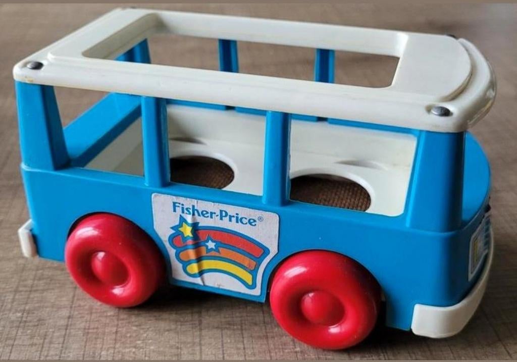 Fisher Price: Mini-Bus (1990), Enlèvement ou Envoi, Utilisé, Voiture ou Véhicule