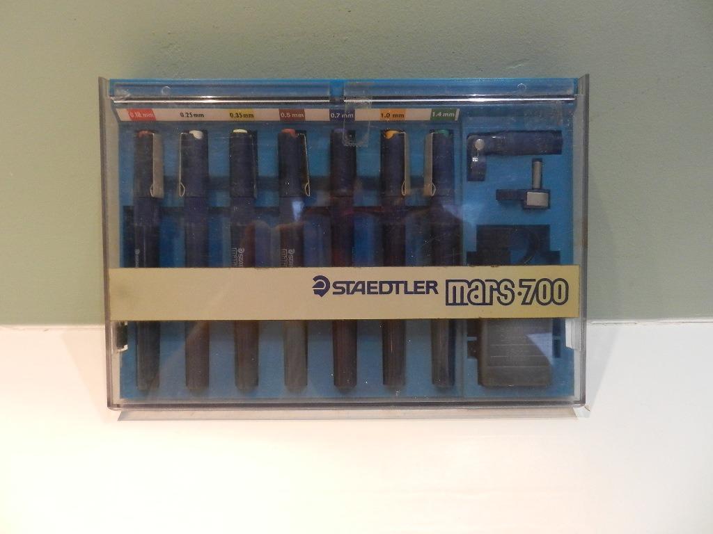 Staedtler lot tekenpennen, passers en accessoires ...., Ophalen of Verzenden, Zo goed als nieuw, Potlood of Stift