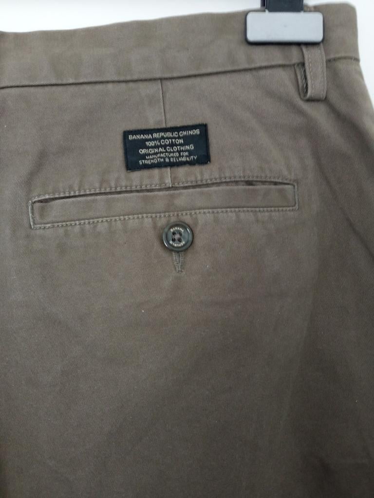 Banana Republic Chinos GAP rel fit Dawson W34L32 nieuw, Ophalen of Verzenden, Nieuw, Groen