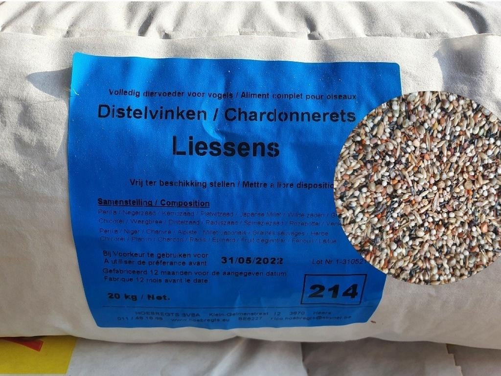 Liessens Distelvinken 5kg - Hobbyfarm Hoebregts, Dieren en Toebehoren, Ophalen, Nieuw