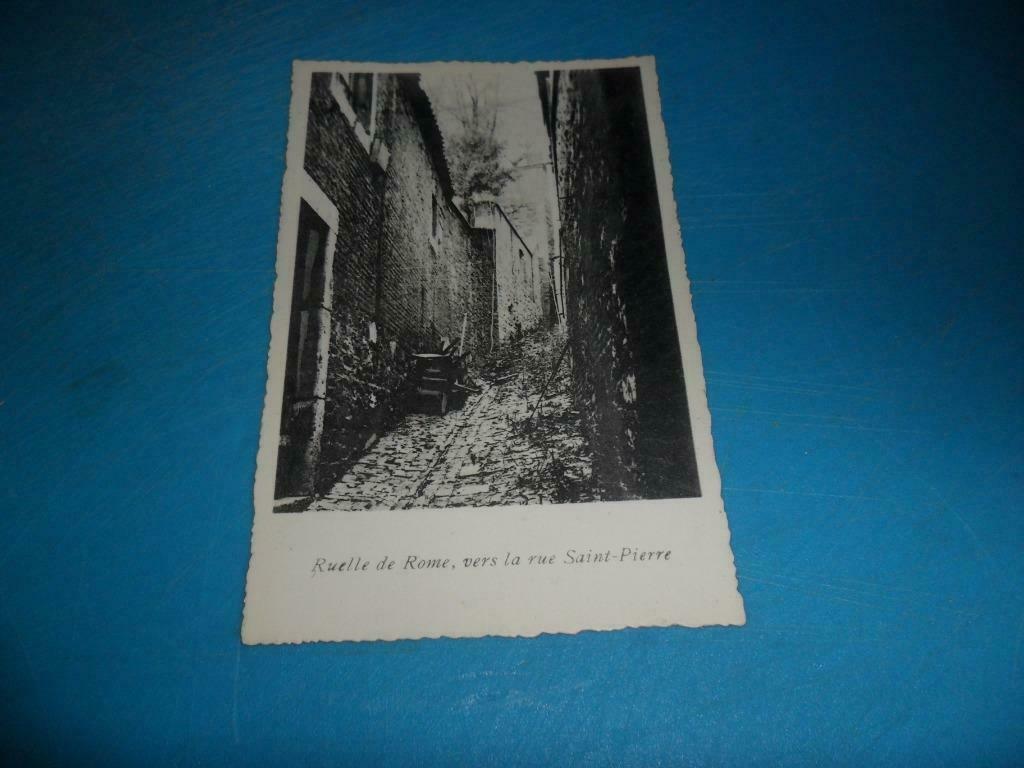 cpa non voyagée Liège ruelle de Rome état voir les 2 photos., Collections, Cartes postales | Belgique, Non affranchie, Liège, Enlèvement ou Envoi
