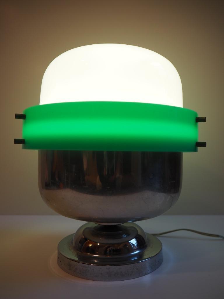 Vintage UFO lamp, Space age lamp, 1960s, Ophalen, Gebruikt, Space Age, Led-lamp