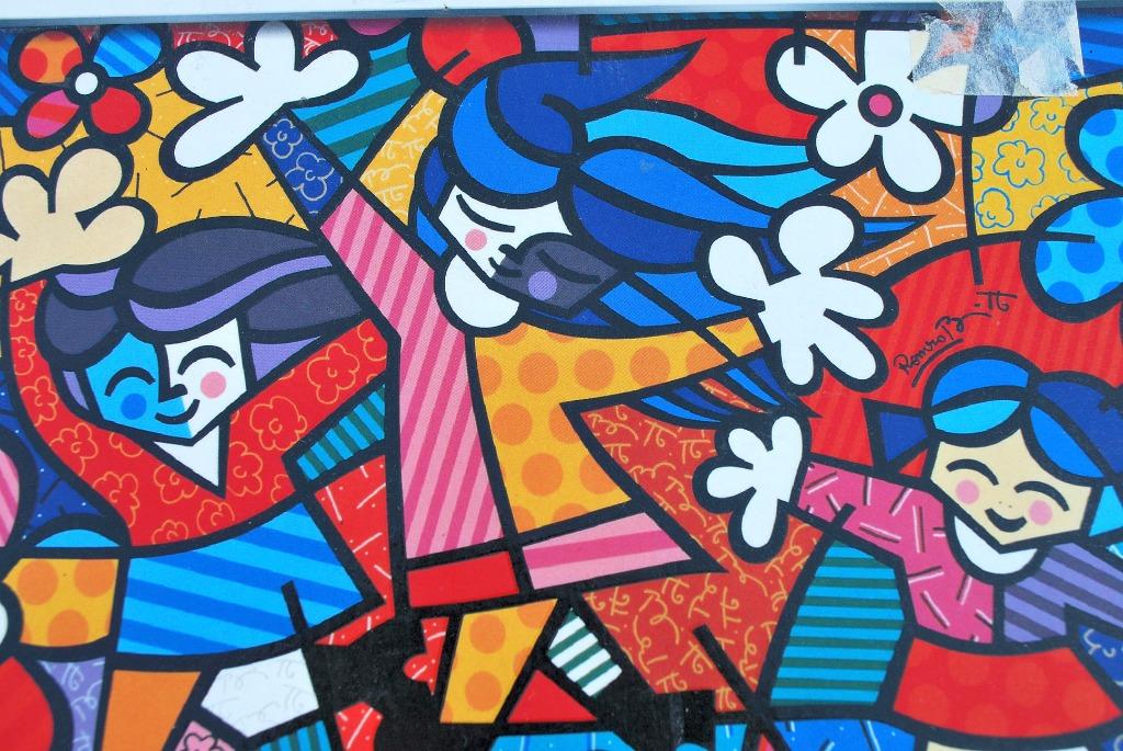 Puzzle « Trois enfants » de Romero Britto, Envoi, 500 à 1500 pièces, Neuf, Puzzle