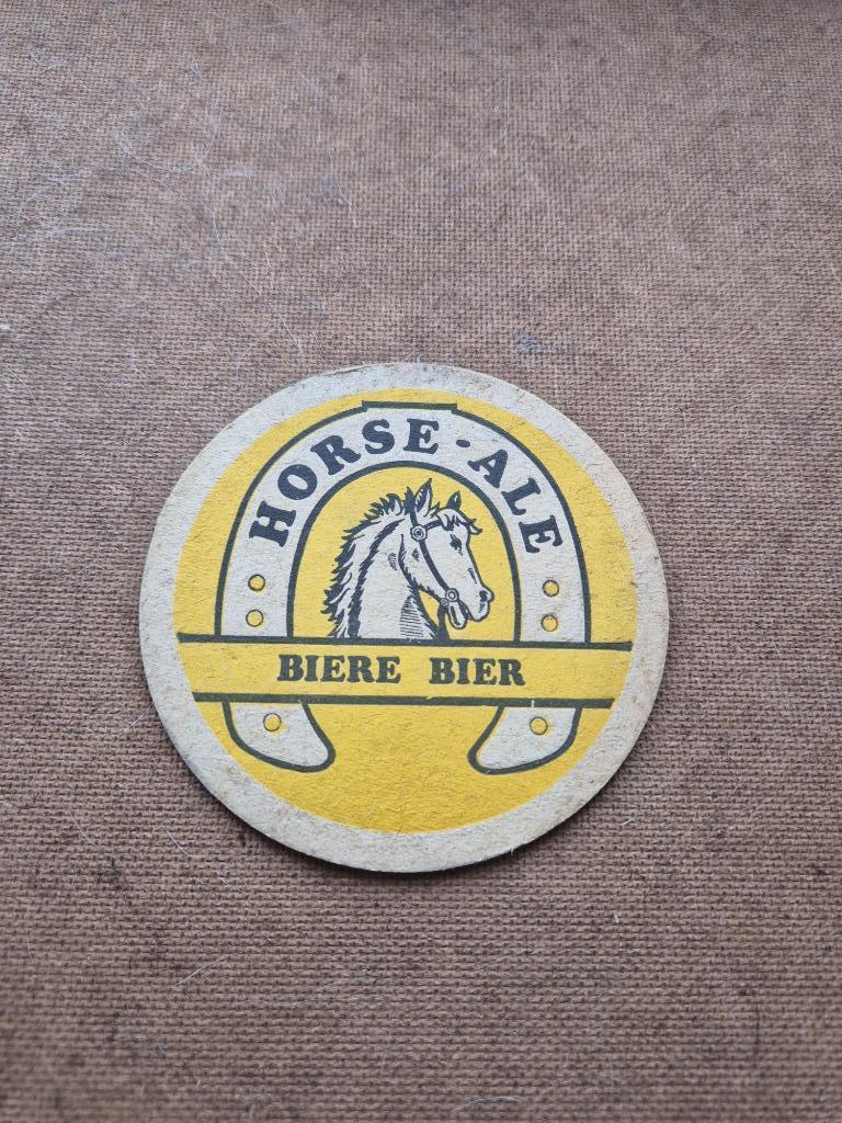 Sous bock Horse - Ale (modèle 1), Ophalen of Verzenden, Gebruikt, Viltje(s), Overige merken