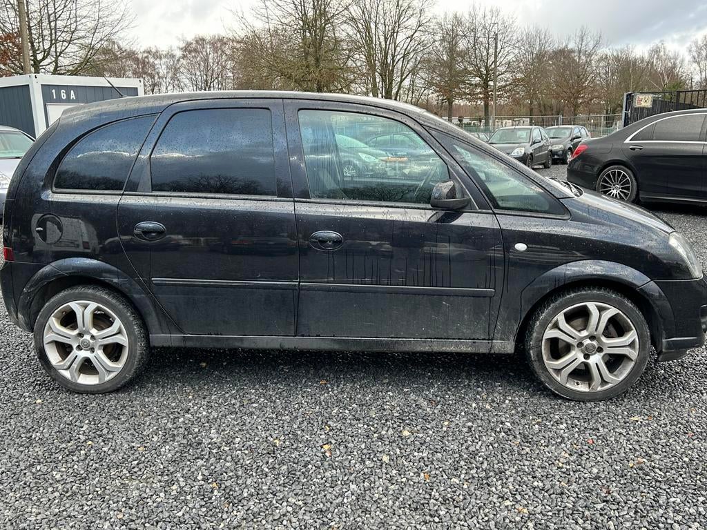 Opel meriva 1.6 benzine bj 2008 km 179.000, Voorwielaandrijving, Xenon verlichting, Zwart, 4 cilinders