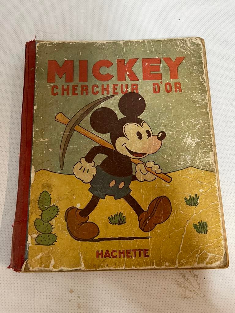 Mickey chercheur dor franse strip 1931 hachette, Boeken, Ophalen of Verzenden, Zo goed als nieuw
