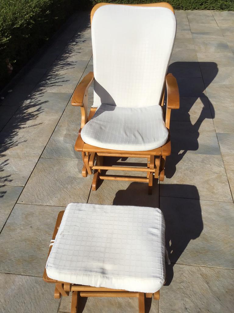 Fauteuil balancelle et repose-pieds, Utilisé, Autres types