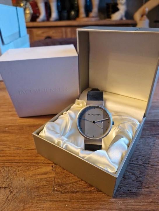 Nieuw heren horloge jacob Jensen 731, Ophalen of Verzenden, Nieuw, Staal, Staal