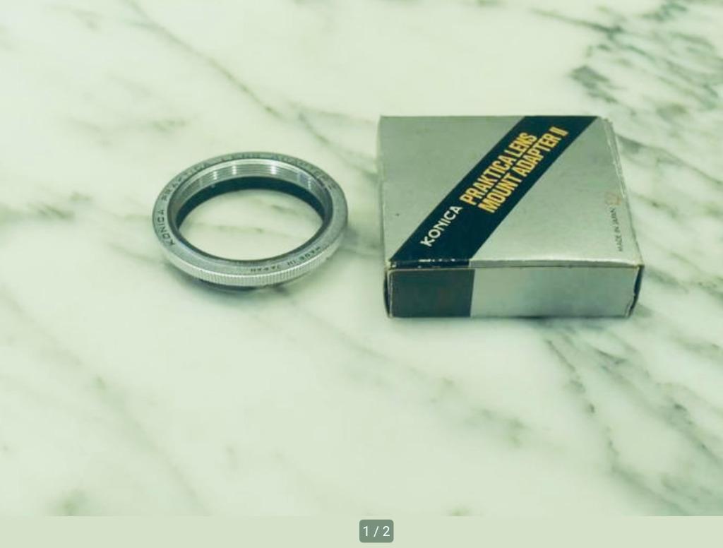 Konica Praktica lens mount adapter II naar M42, Audio, Tv en Foto, Ophalen of Verzenden, Zo goed als nieuw, Spiegelreflex, Konica