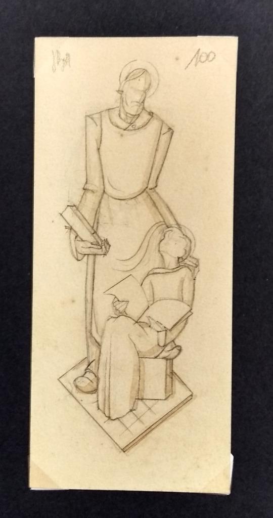 Albert Poels. 5 ontwerptekeningen., Ophalen of Verzenden