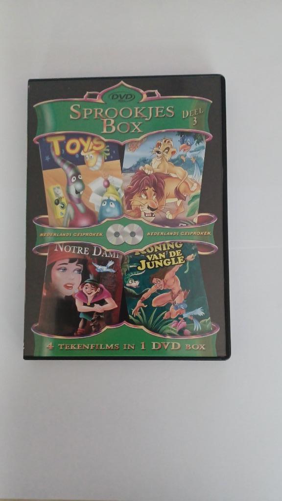 Kinderfilms  DVD  sprookjesbox  deel 3, Ophalen, Alle leeftijden, Overige genres, Zo goed als nieuw