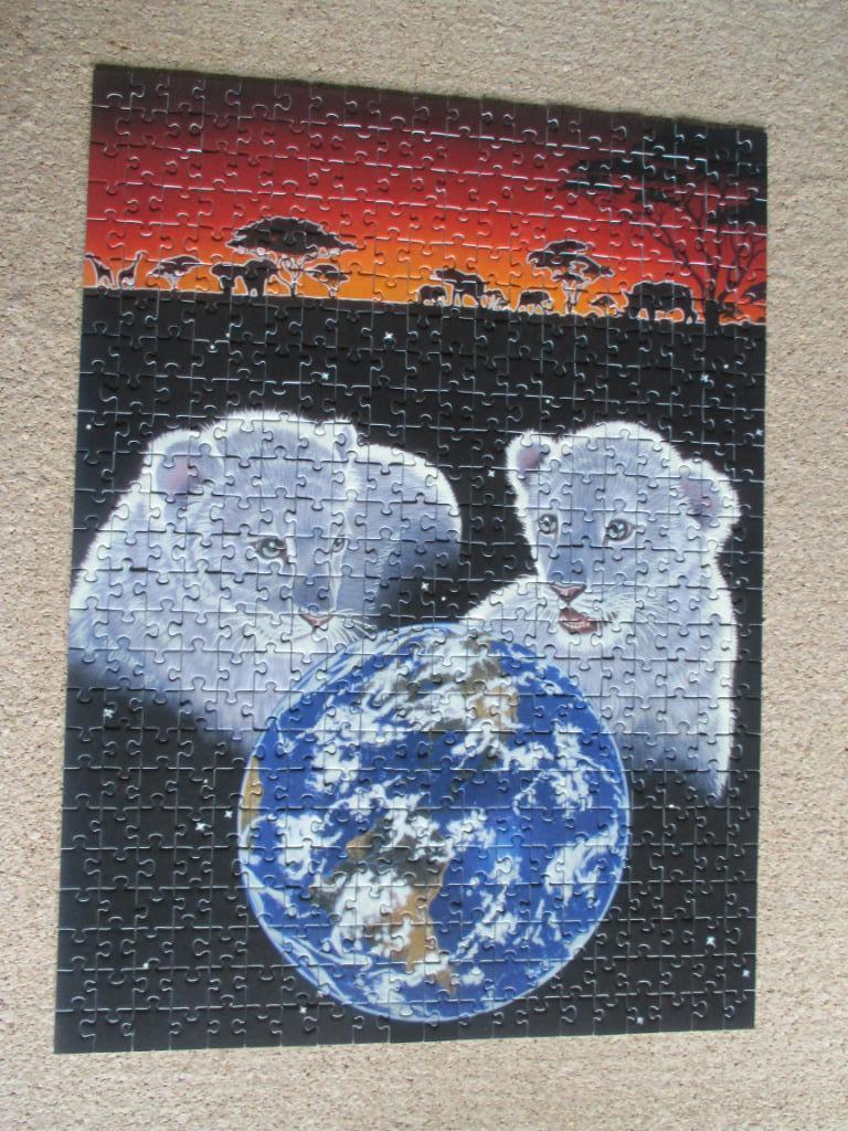 puzzel ravensburger 500 welpen, Enlèvement ou Envoi, 500 à 1500 pièces, Comme neuf, Puzzle