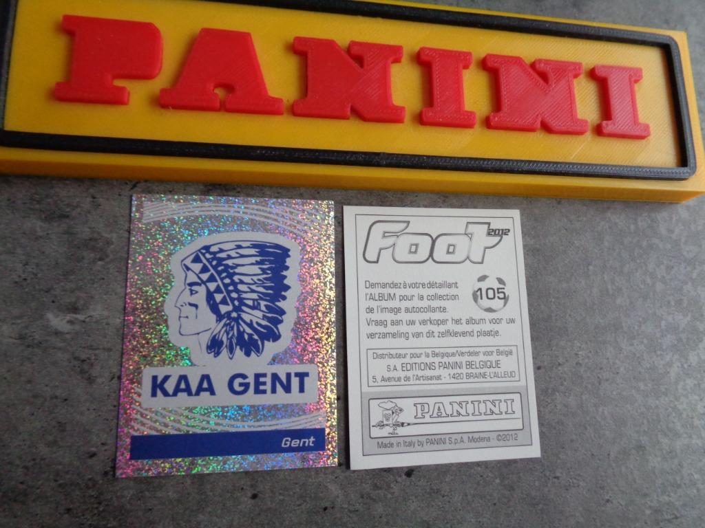 PANINI FOOTBALL 2012 KAA GENT STICKER  BADGE VOETBAL  ZE, Verzenden, Nieuw, Sticker