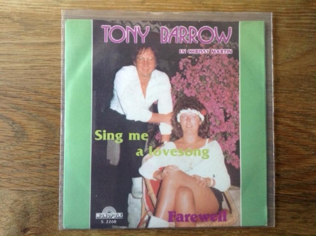 single tony barrow, Ophalen of Verzenden, Pop