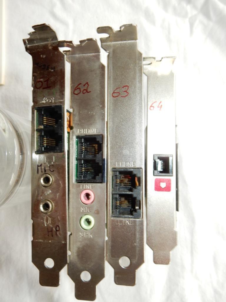 PCI vintage-kaarten: netwerk, telefoon, lijn, fax, modem, tv, Computers en Software, Ophalen of Verzenden, Gebruikt, Intern, Motorola, conexant, ....