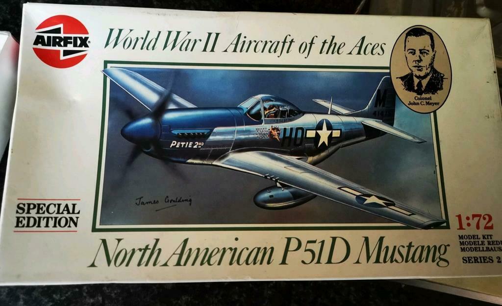 NORTH AMERICAN P 51D MUSTANG 1/72 AIRFIX SPECIAL EDITION, Hobby en Vrije tijd, Overige merken, 1:72 tot 1:144, Ophalen of Verzenden