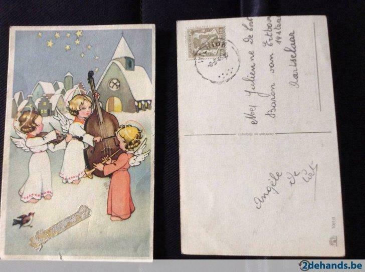 Oude enkelvoudige wenskaarten postkaarten, Enlèvement ou Envoi