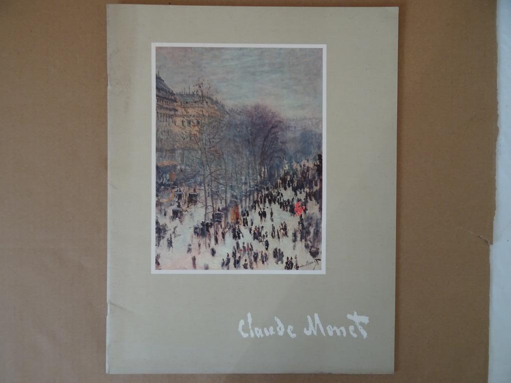 Vintage Claude Monet boek Claude Monet kalender boek 1965, Ophalen of Verzenden, Zo goed als nieuw, William C. Seitz, Schilder- en Tekenkunst