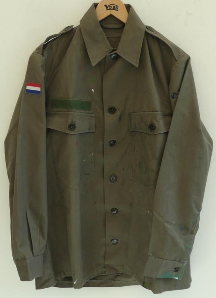 Jas, Gevechts, Uniform, M78, KLu, maat: 44, 1983.(Nr.1), Ophalen of Verzenden, Luchtmacht, Kleding of Schoenen