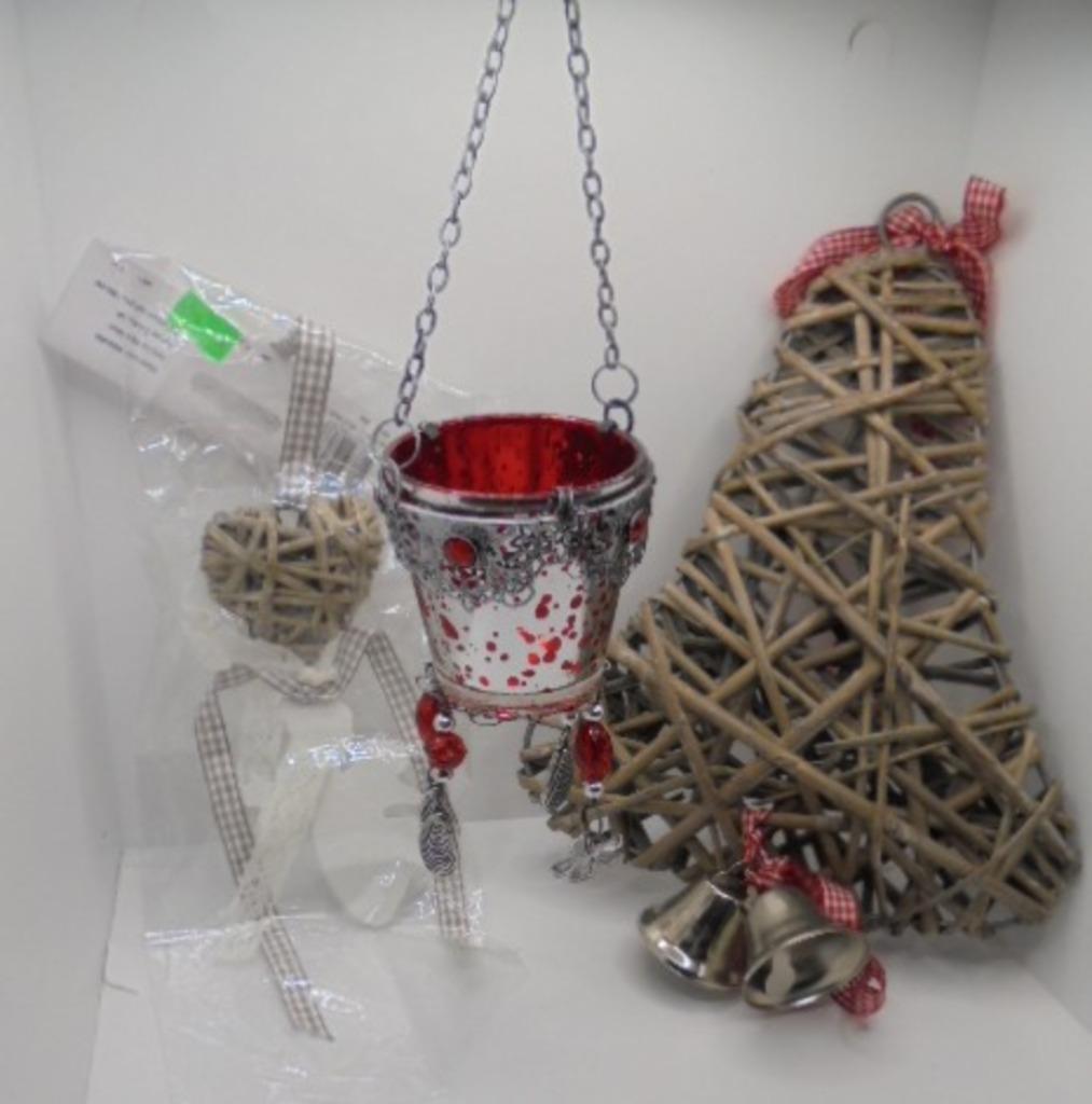 KERST DECO SET 9 STUKS NR. 4 NIEUW, Ophalen of Verzenden, Nieuw