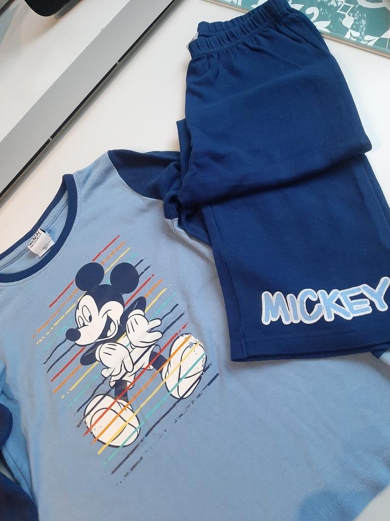 Pyjama Disney - Mickey Mouse  - maat 128/134, Kinderen en Baby's, Nacht- of Onderkleding, Jongen of Meisje, Ophalen of Verzenden