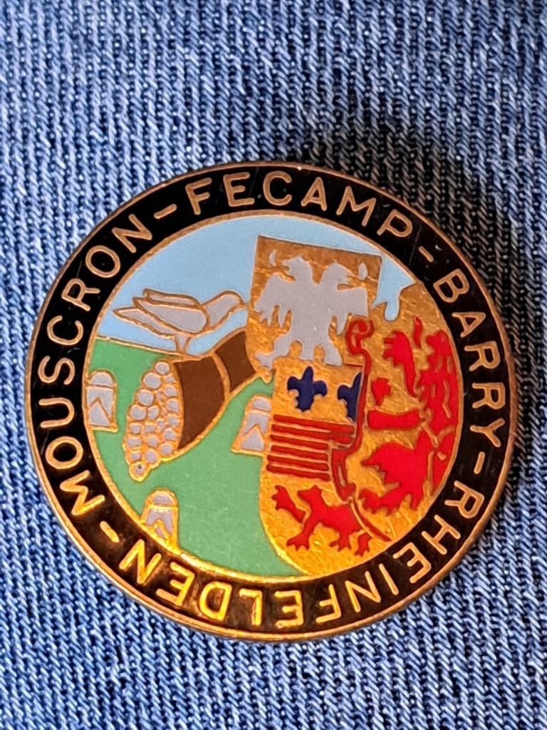 Broche Mouscron Fécamp Barry rheinfelden, Ophalen of Verzenden, Zo goed als nieuw