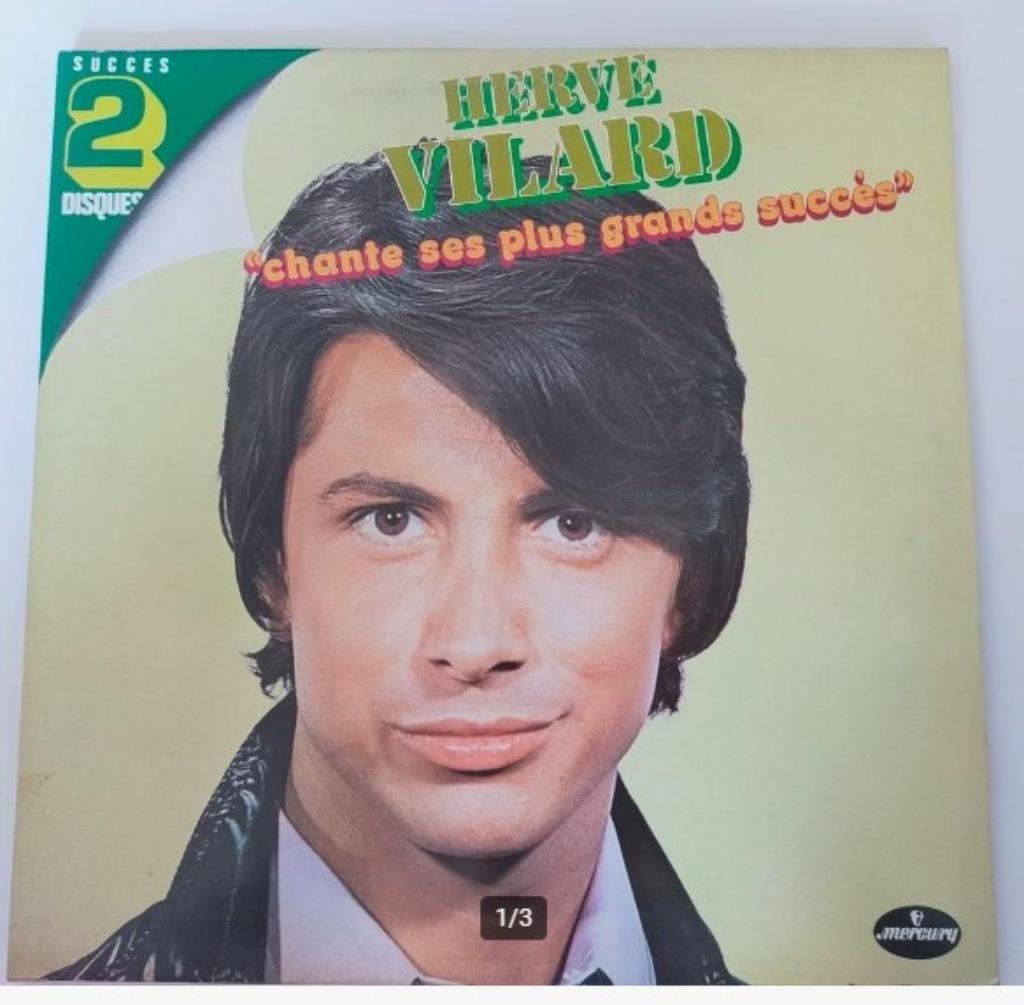 Le succès d'Hervé Vilard Grand en vinyle 2LP | Pop Chansons, Enlèvement ou Envoi, 12 pouces