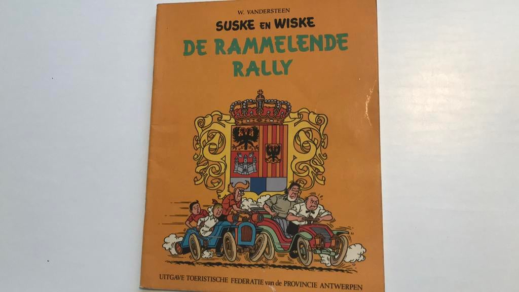 Suske en Wiske - De rammelende rally, Boeken, Gelezen, Willy Vandersteen, Eén stripboek, Ophalen of Verzenden