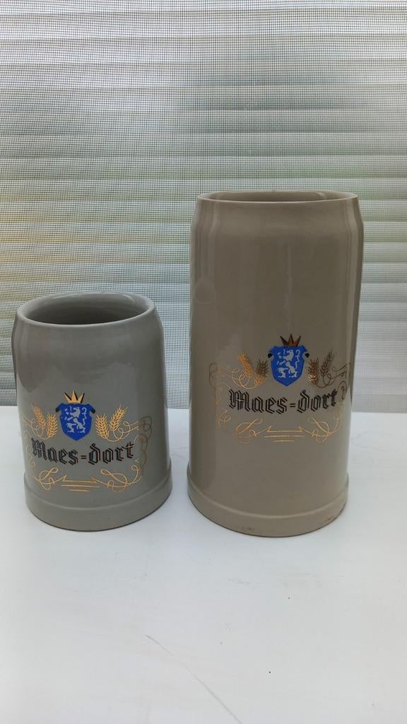 Bierpotten Maes= Dort, Verzamelen, Glas en Drinkglazen, Ophalen of Verzenden, Nieuw