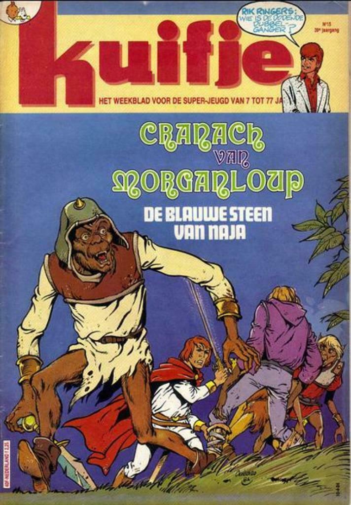Weekblad Kuifje van 10-4-1984, 39ste Jaargang, Nummer 15, Enlèvement ou Envoi, Utilisé, Plusieurs comics, Europe