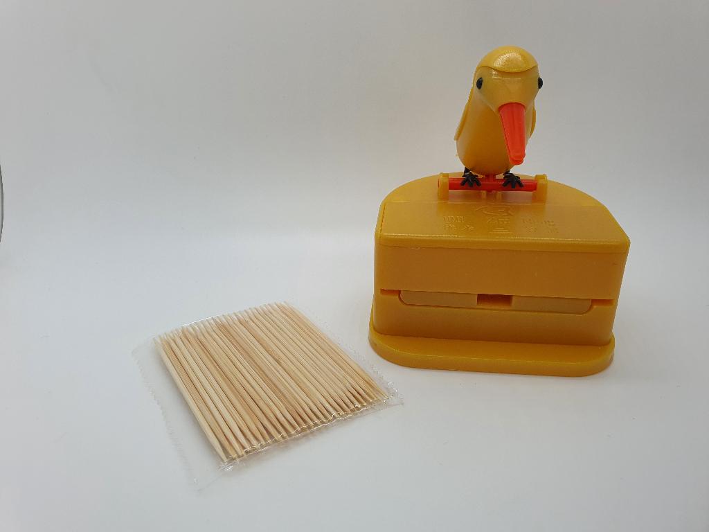 Tandenstoker houder klein vogeltje – leuke gadget!, Ophalen of Verzenden, Nieuw
