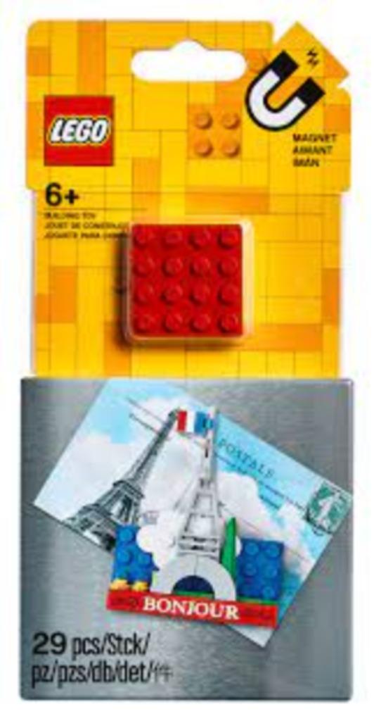 Magneet Paris Lego, Ophalen of Verzenden, Nieuw, Complete set, Lego