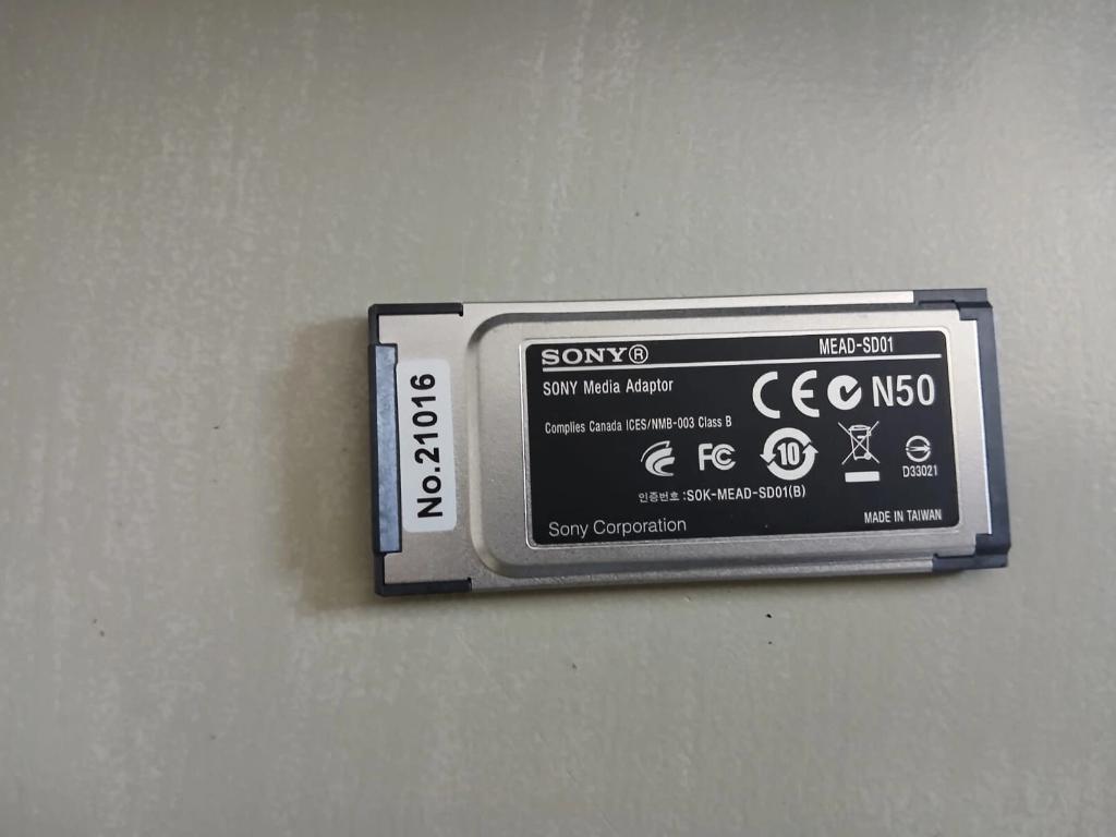 Sony SD naar SXS adapter, Audio, Tv en Foto, Foto | Geheugenkaarten, SD, Videocamera, Ophalen of Verzenden, Zo goed als nieuw