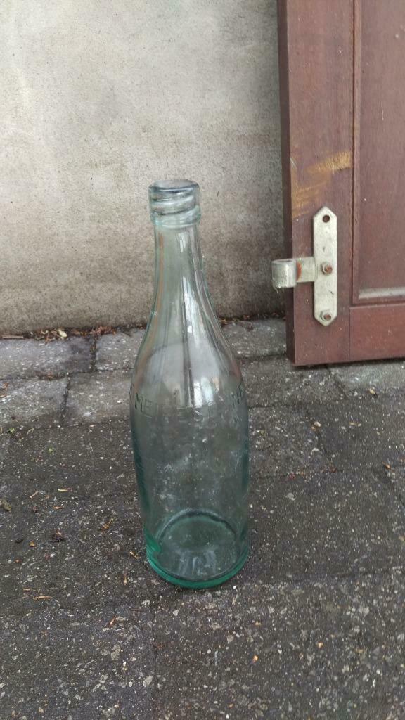 Meiresonne fles, Verzamelen, Glas en Drinkglazen, Ophalen of Verzenden, Gebruikt