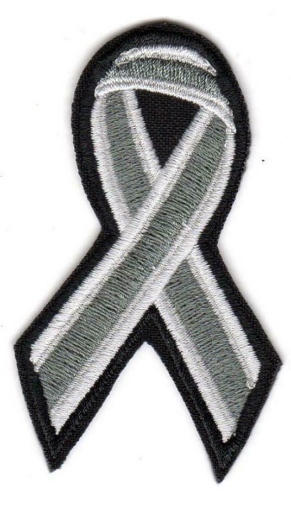 Ruban ruban patch symbole cancer - 80 x 50 mm, Enlèvement ou Envoi, Neuf, Autres types