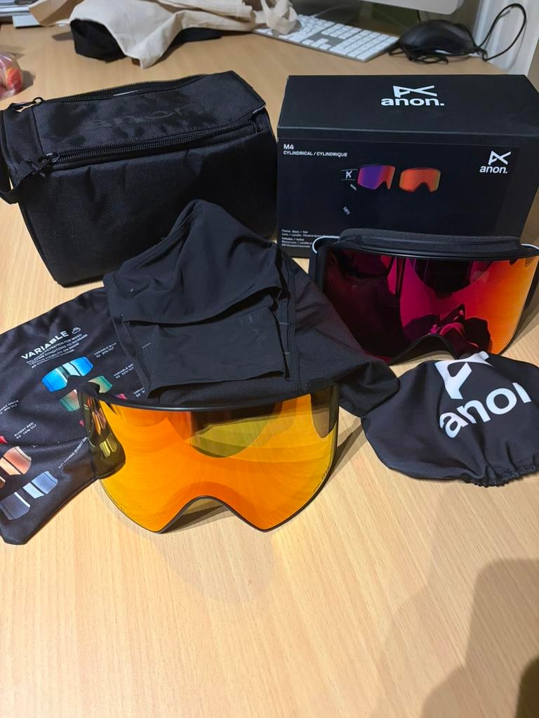 Anon M4 skibril en Giro Taggert Mips skihelm, Enlèvement, Neuf, Ski, Autres types